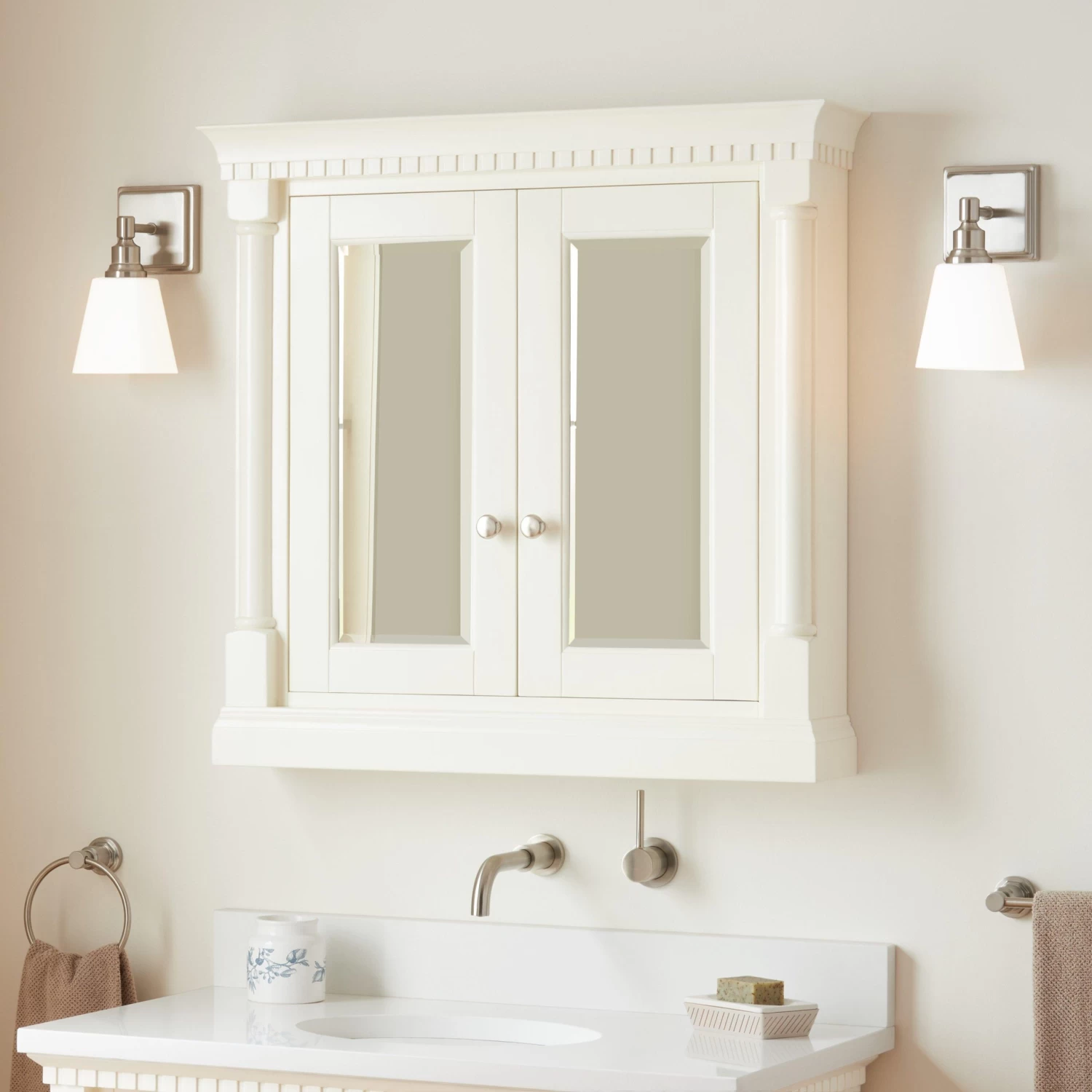 Claudia Medicine Cabinet - White - Image 3