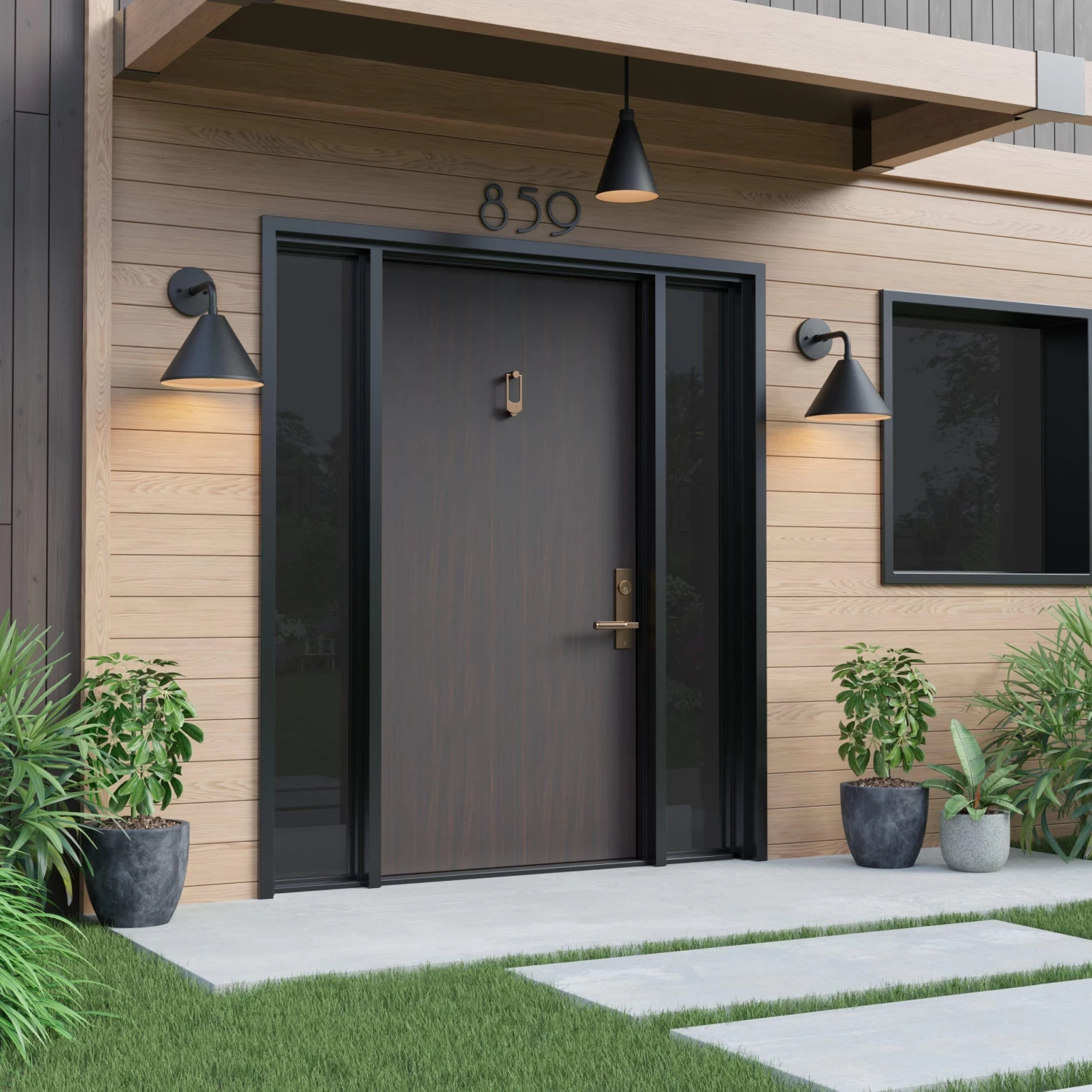 Pentley Outdoor Entrance Wall Sconce - Image 2