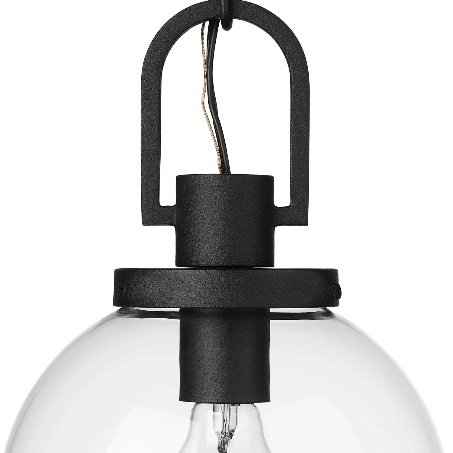 Wenston Outdoor Hanging Pendant - Black - Single Light - Image 3