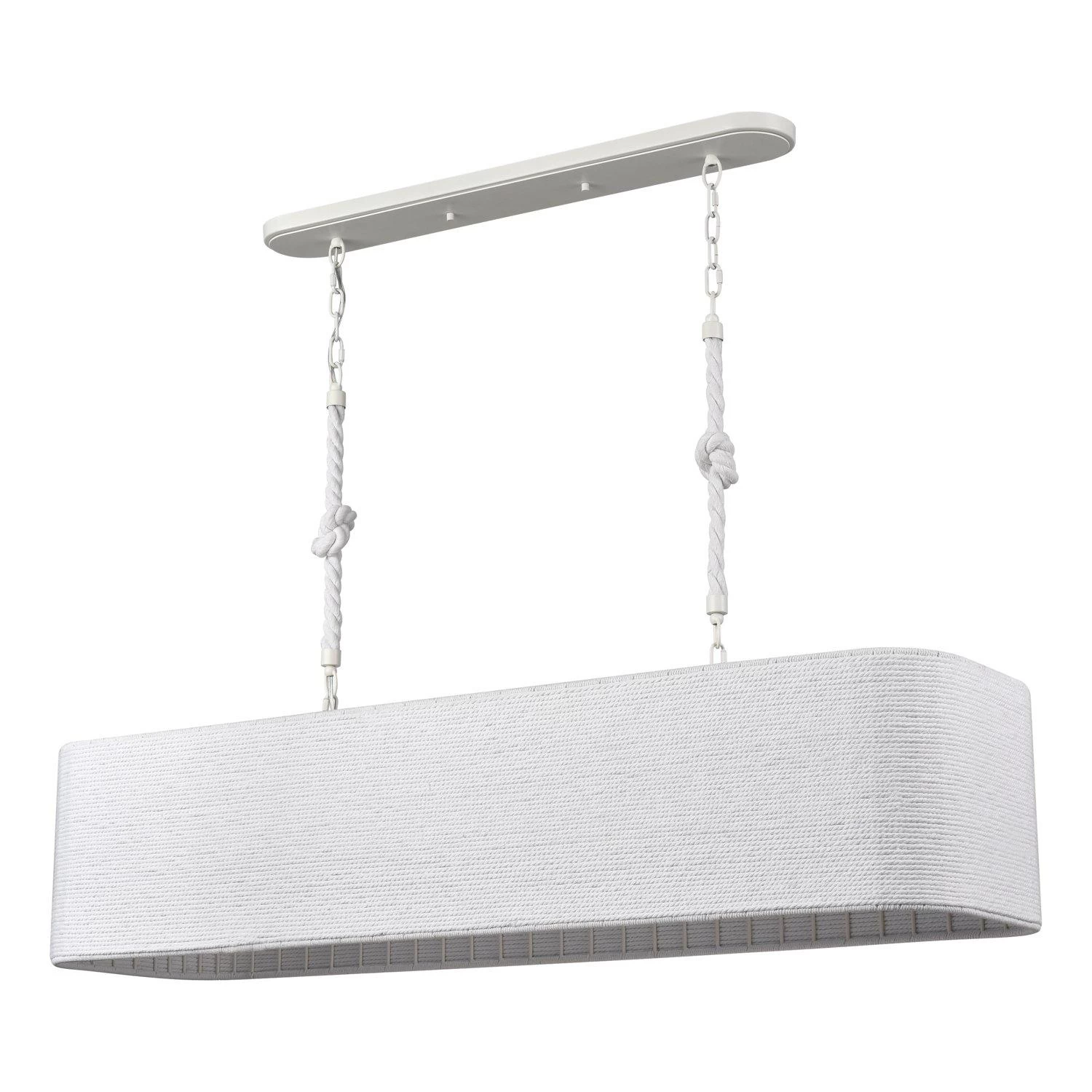 Lodelle 4-Light Linear Pendant - Matte White - Image 2