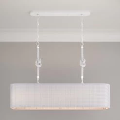 Lodelle 4-Light Linear Pendant - Matte White