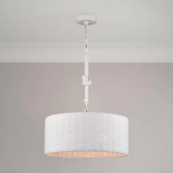 Lodelle 3-Light Pendant - Matte White