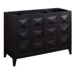 48" Holmesdale Vanity - Black - Vanity Cabinet Only