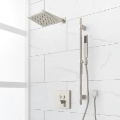 Hibiscus Simple Select Shower System With Slide Bar And Hand Shower