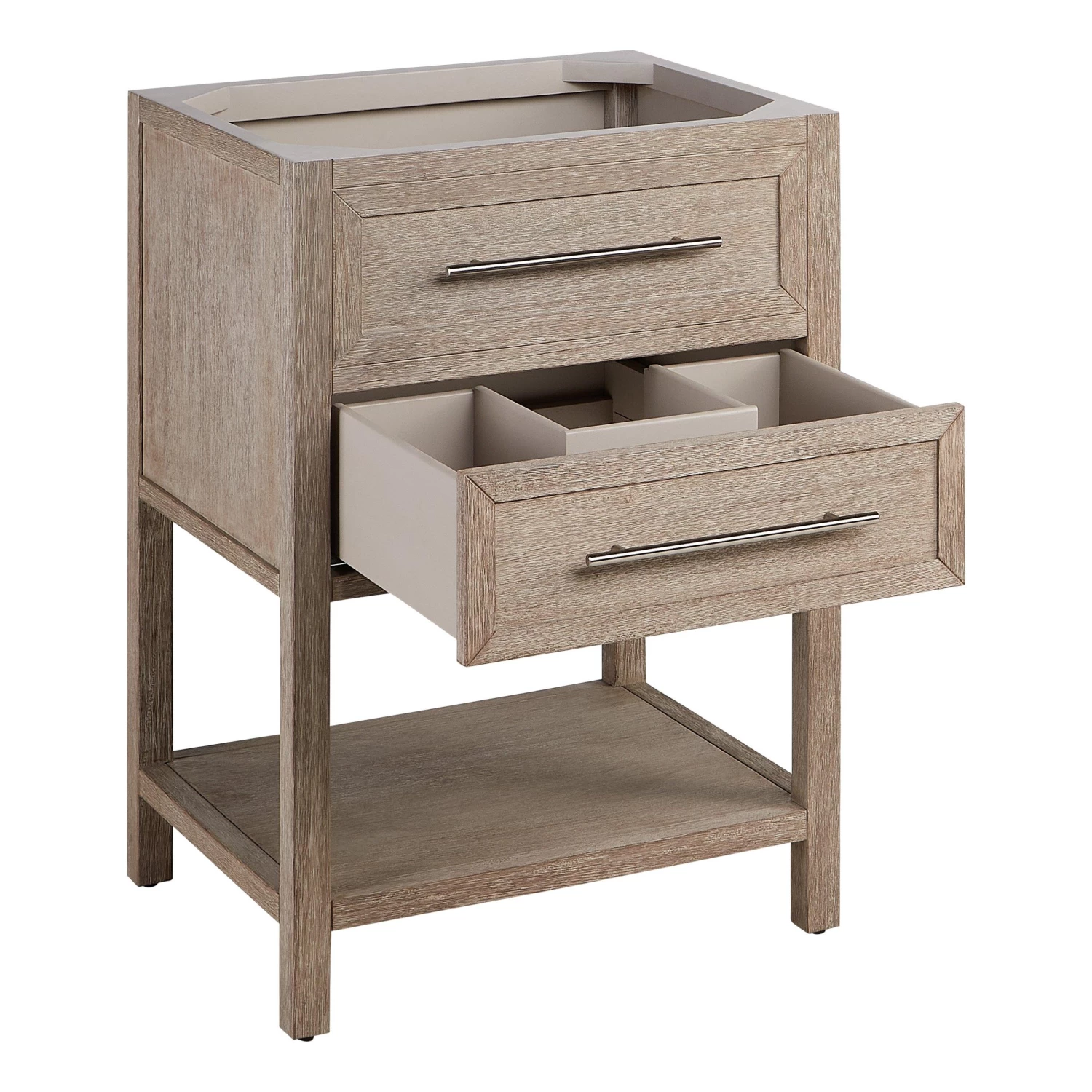 24" Robertson Console Vanity With Rectangular Undermount Sink - Brushed White - Image 5