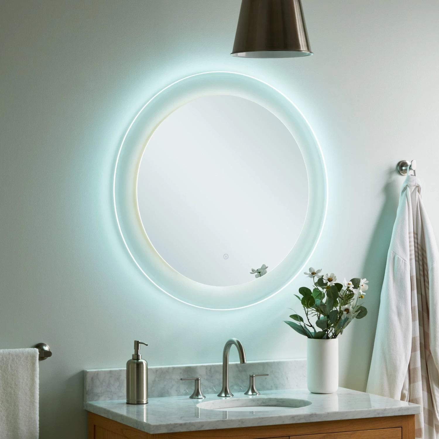 Loula Lighted Mirror With Tunable LED