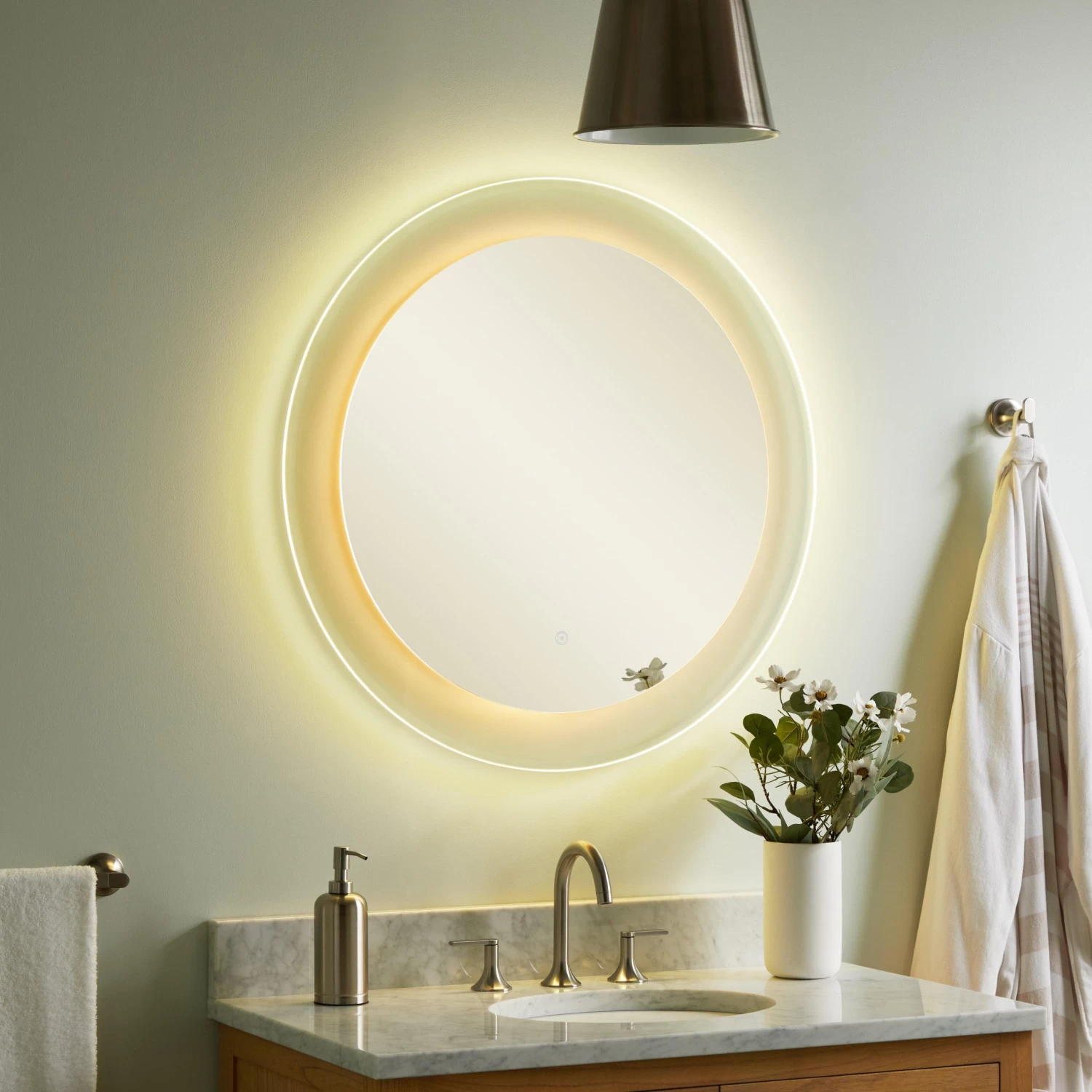 Loula Lighted Mirror With Tunable LED - Image 2