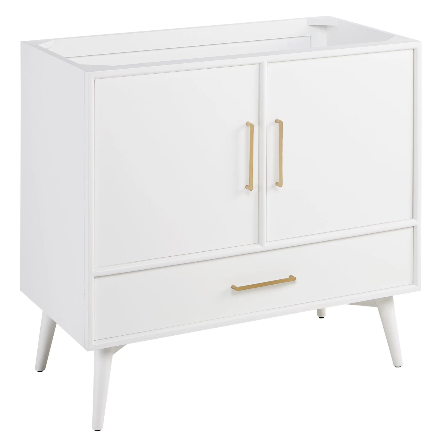 36" Novak Vanity - Bright White - Vanity Cabinet Only
