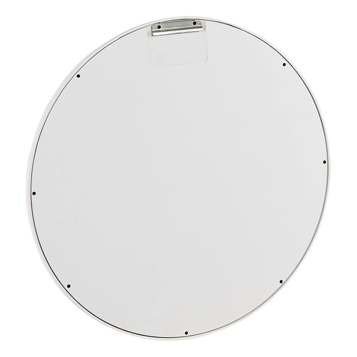 Novak Round Wood Vanity Mirror - Bright White - Image 6