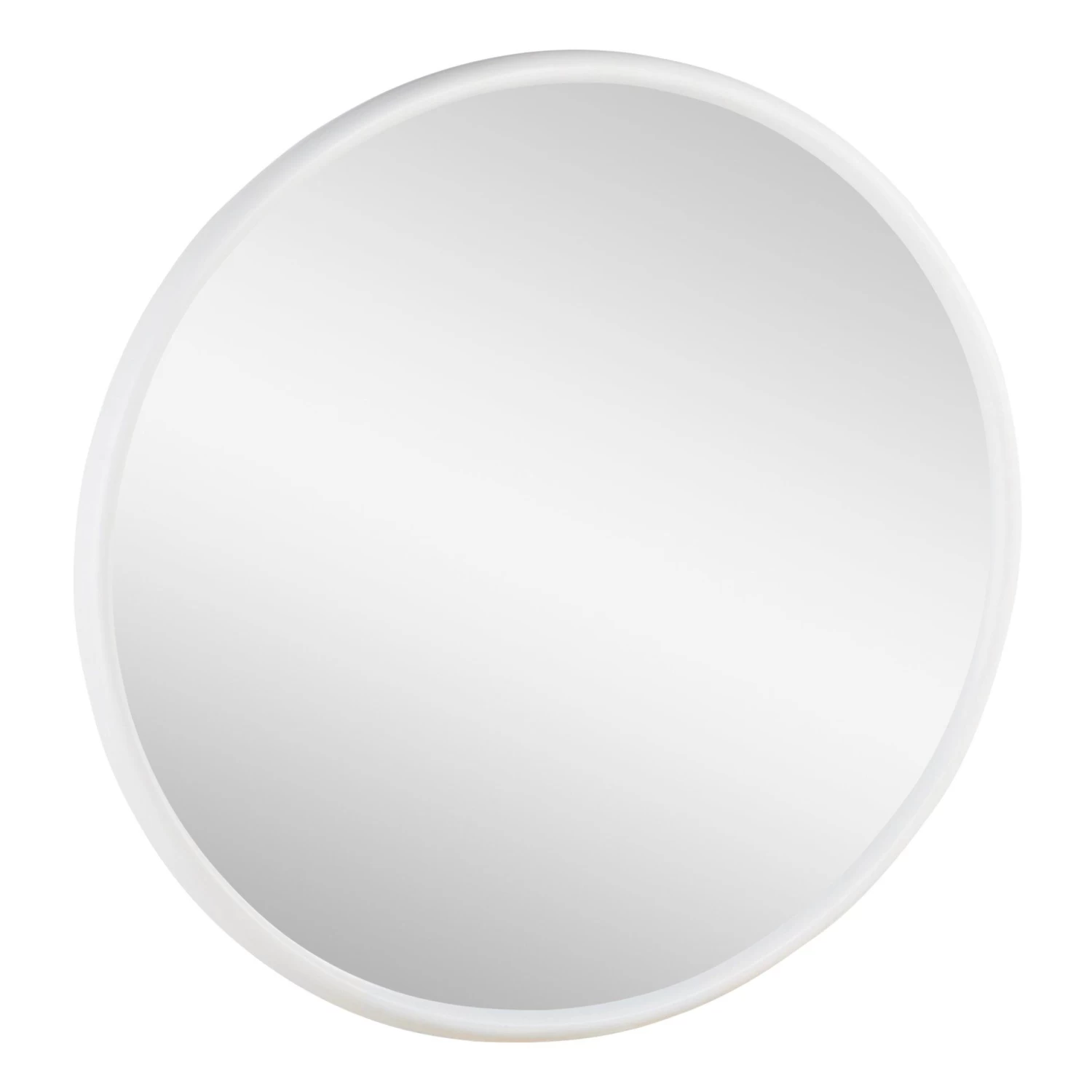 Novak Round Wood Vanity Mirror - Bright White - Image 3