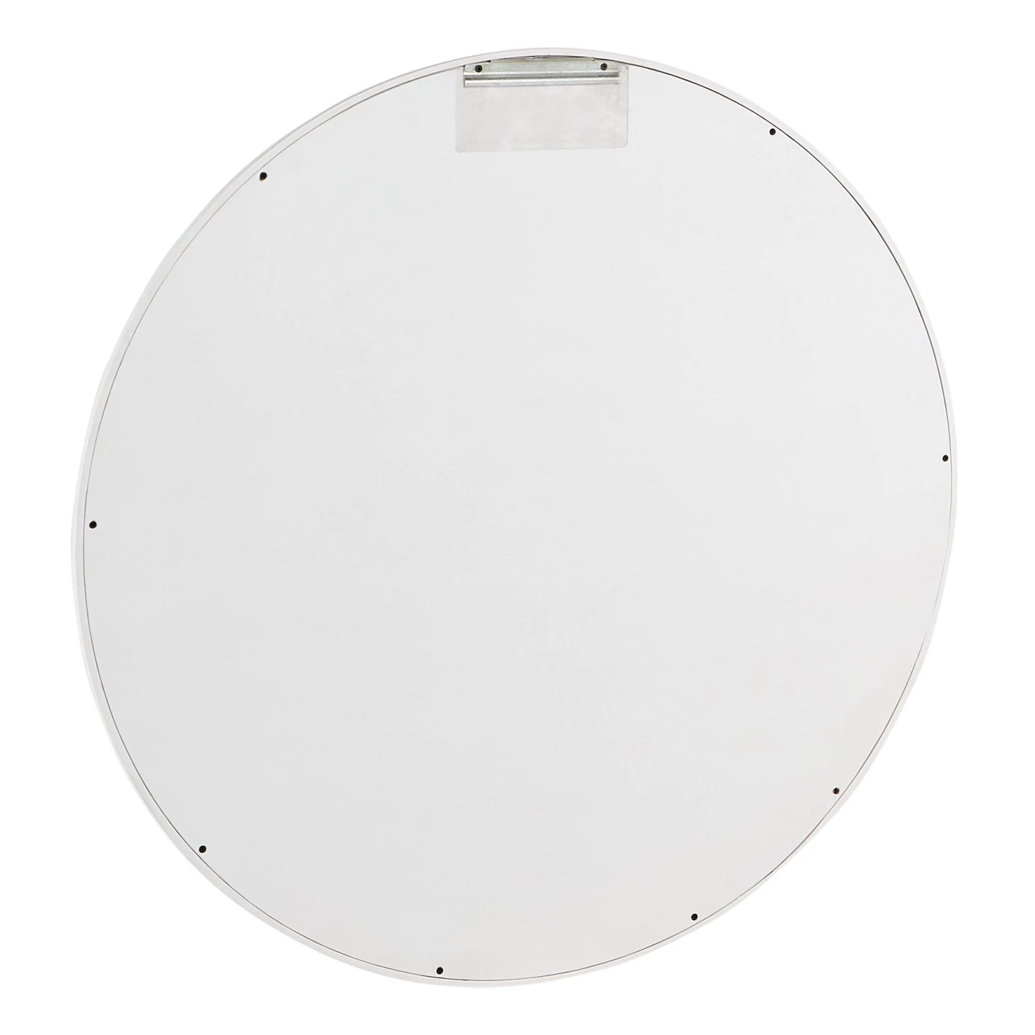 Novak Round Wood Vanity Mirror - Bright White - Image 4