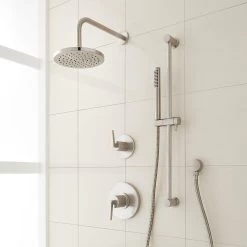 Drea Pressure Balance Shower System With Slide Bar And Hand Shower