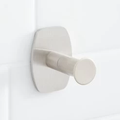Cane Robe Hook - Brushed Nickel