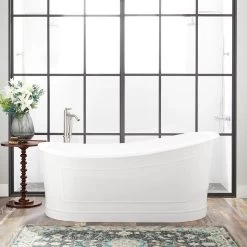 66" Royston Acrylic Freestanding Slipper Tub