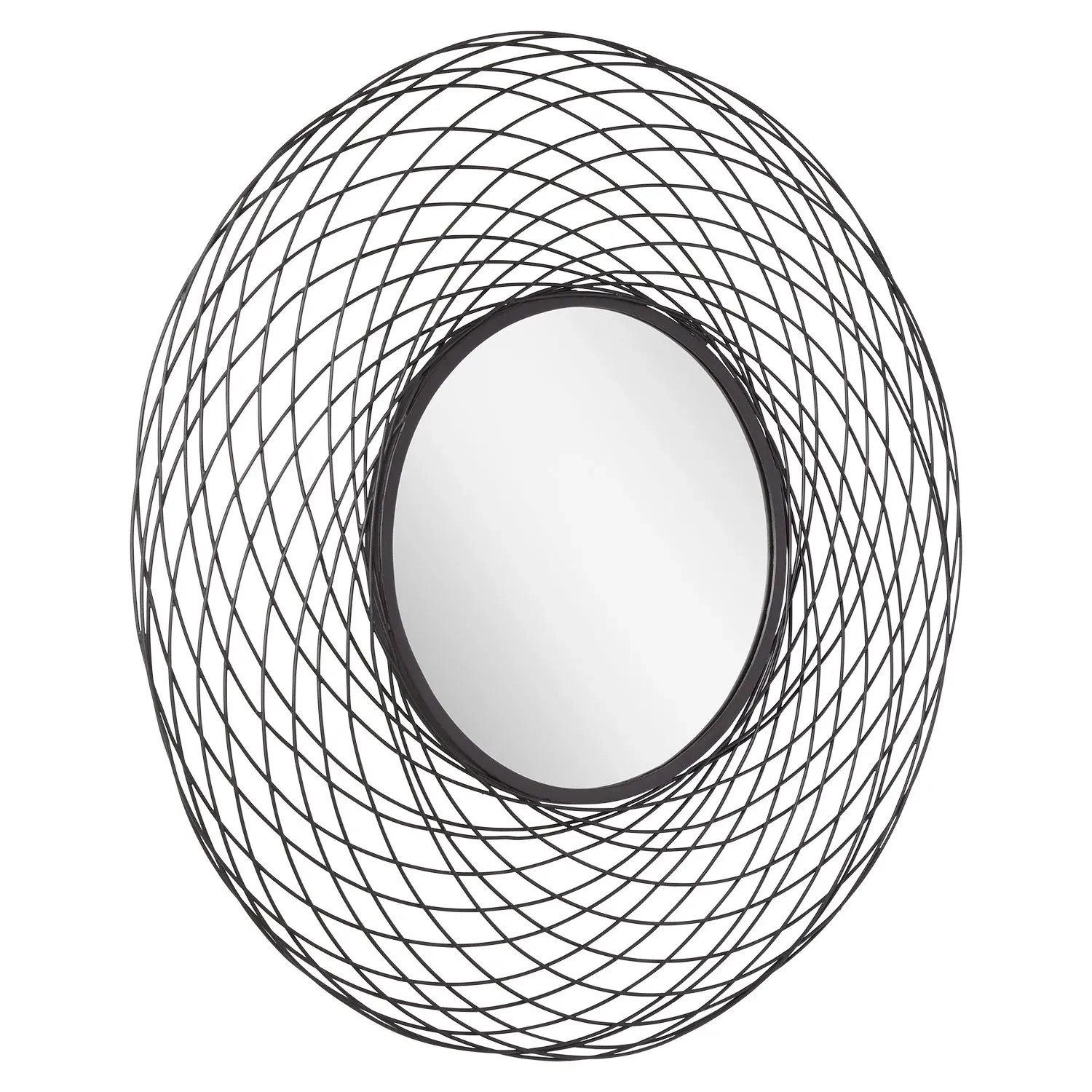 Sombria Decorative Vanity Mirror - Black Powder Coat - Image 3