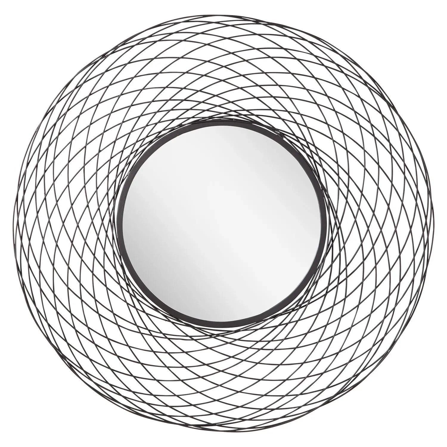 Sombria Decorative Vanity Mirror - Black Powder Coat - Image 2