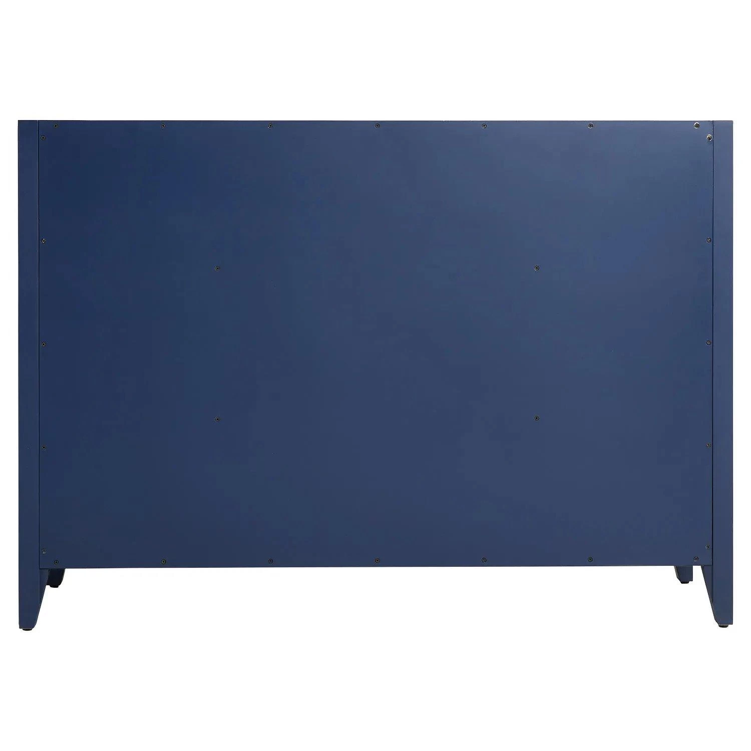 48" Thorton Mahogany Vanity - Navy Blue - Vanity Cabinet Only - Image 3
