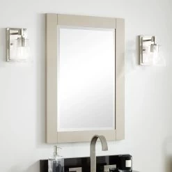 22" Fallbrook Vanity Mirror- Taupe