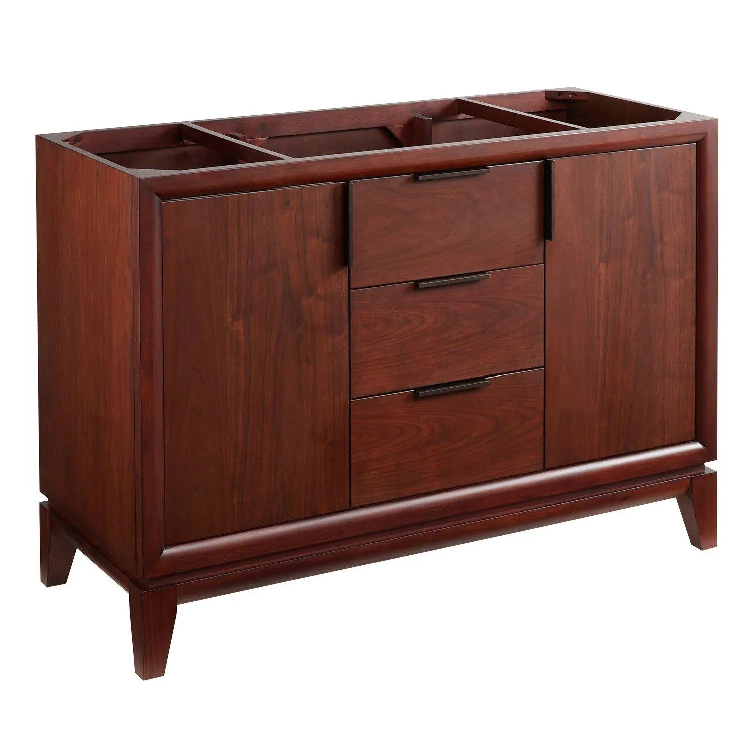 48" Talyn Mahogany Vanity For Rectangular Undermount Sink - Light Walnut - Image 2