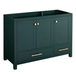 48" Radke Mahogany Vanity - Hunter Green - Vanity Cabinet Only