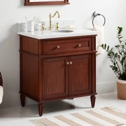 30" Elmdale Vanity For Undermount Sink - Antique Brown