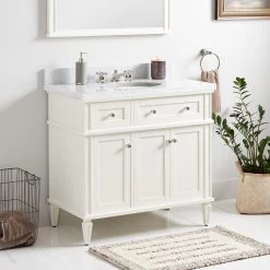 36" Elmdale Vanity For Undermount Sink - White