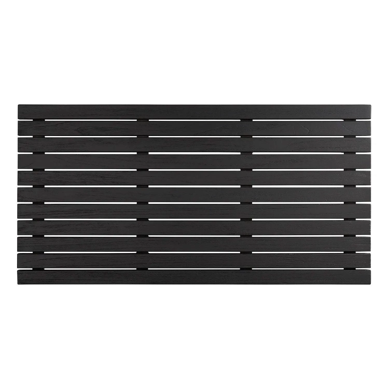 Kirana Teak Bathroom Floor Mat - Black Teak - Image 2