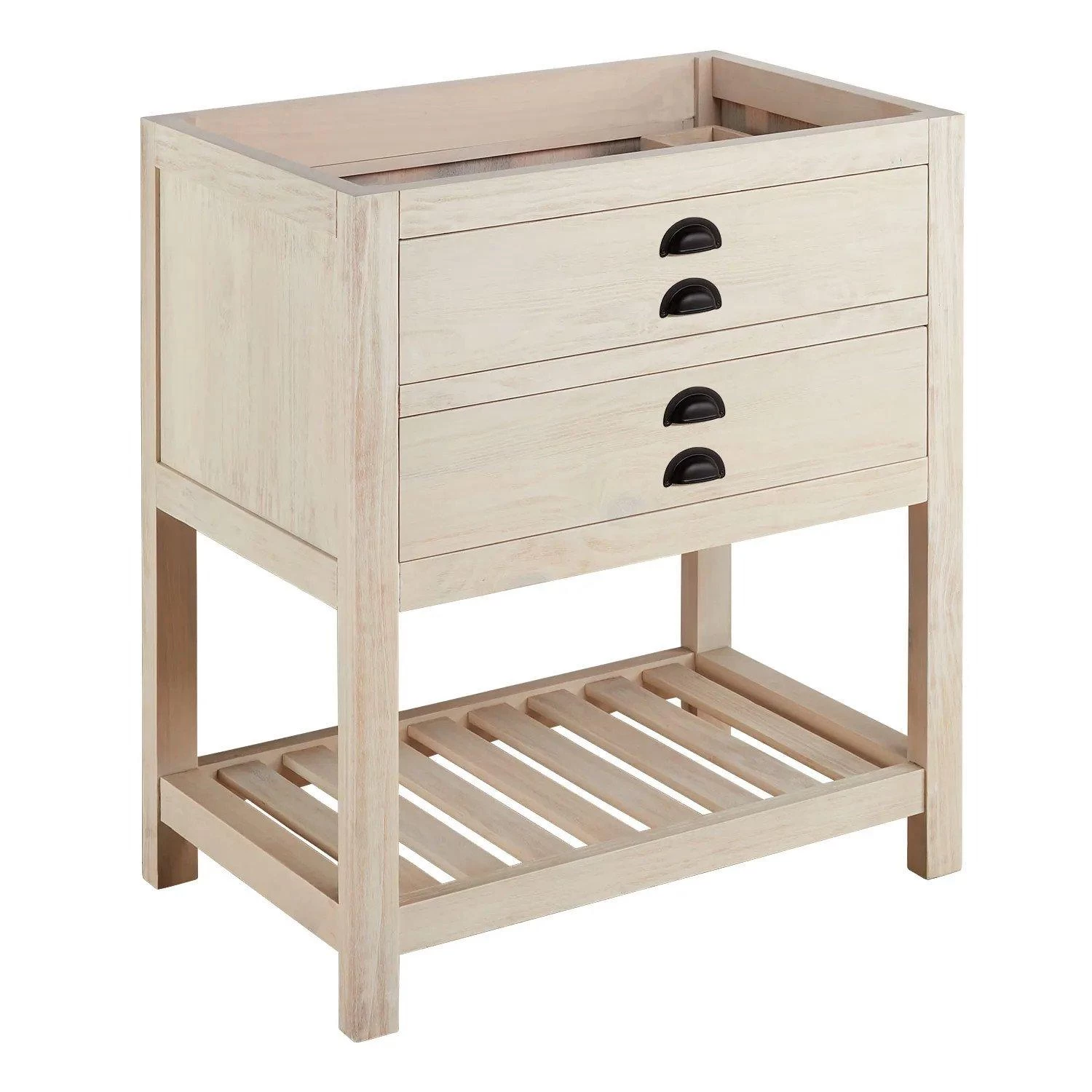 30" Ansel Console Vanity - Cottage White - Vanity Cabinet Only