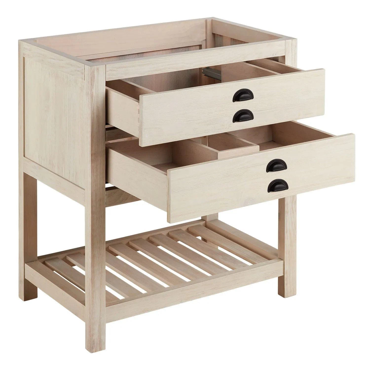 30" Ansel Console Vanity For Undermount Sink - Cottage White - Image 3