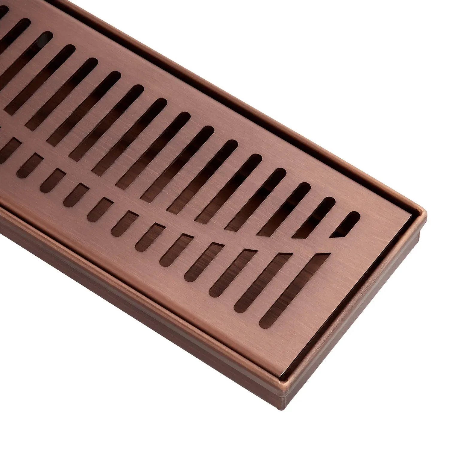 24" Rowland Linear Shower Drain - With Drain Flange - Oil Rubbed Bronze - Image 2