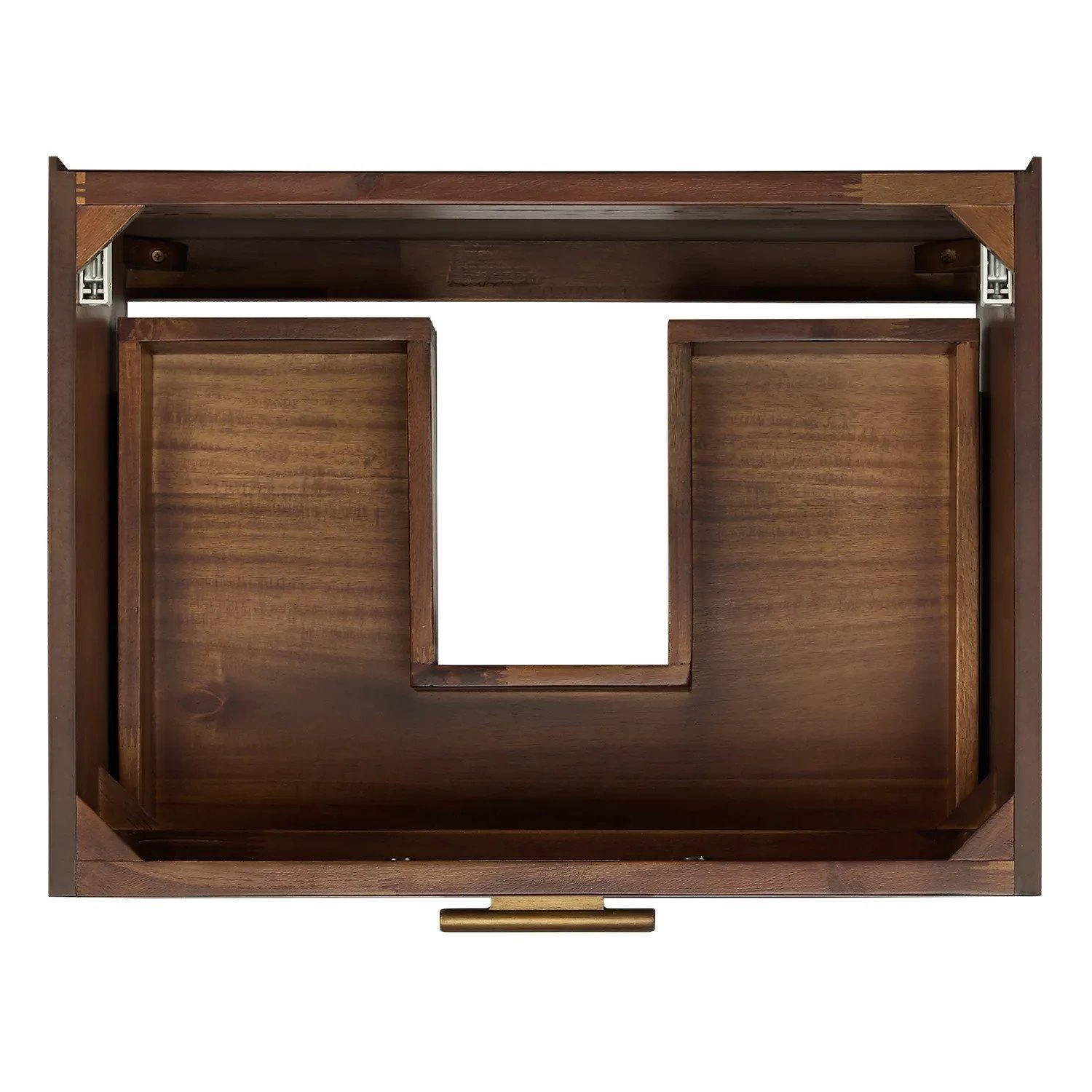 24" Frey Wall-Mount Vanity - Russet Brown - Vanity Cabinet Only - Image 3