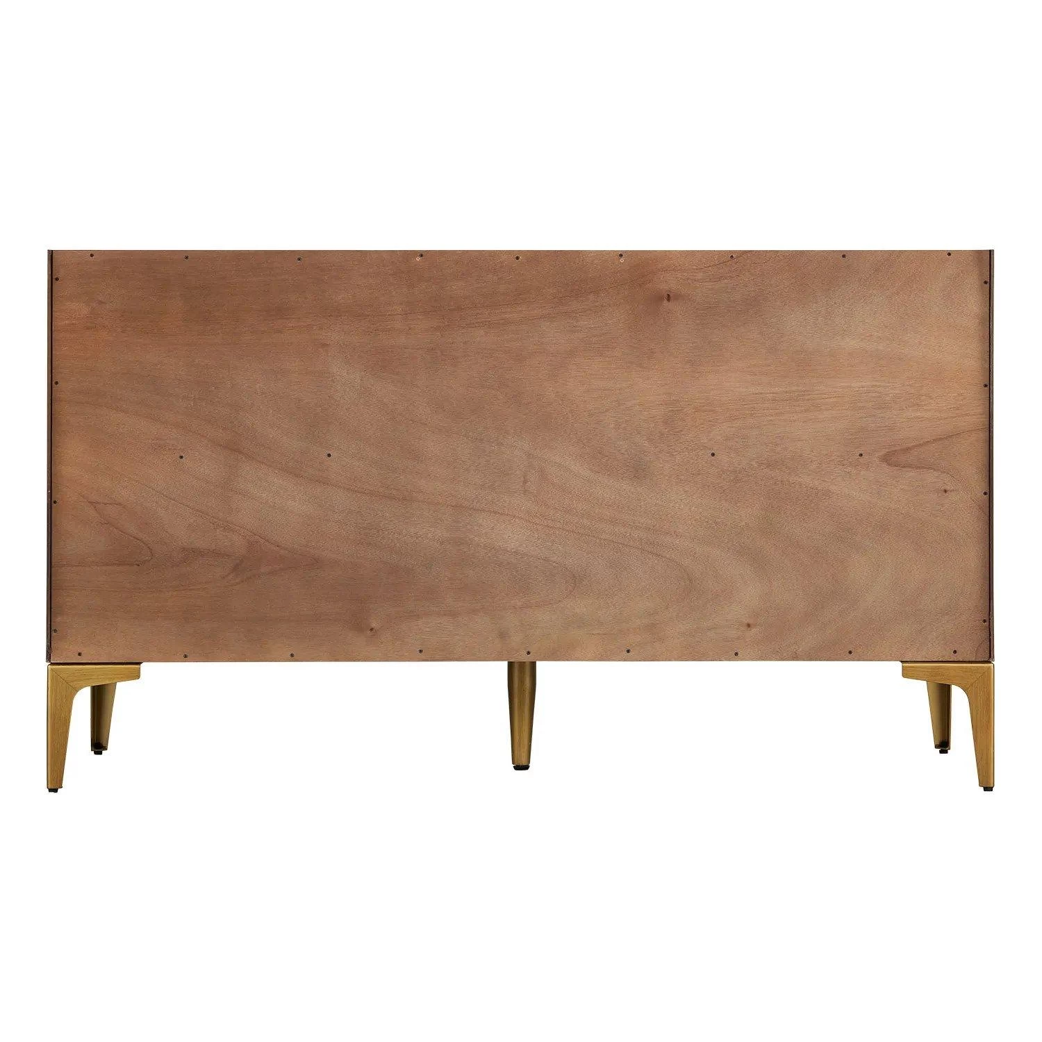 60" Frey Double Vanity For Undermount Sinks - Russet Brown - Image 4