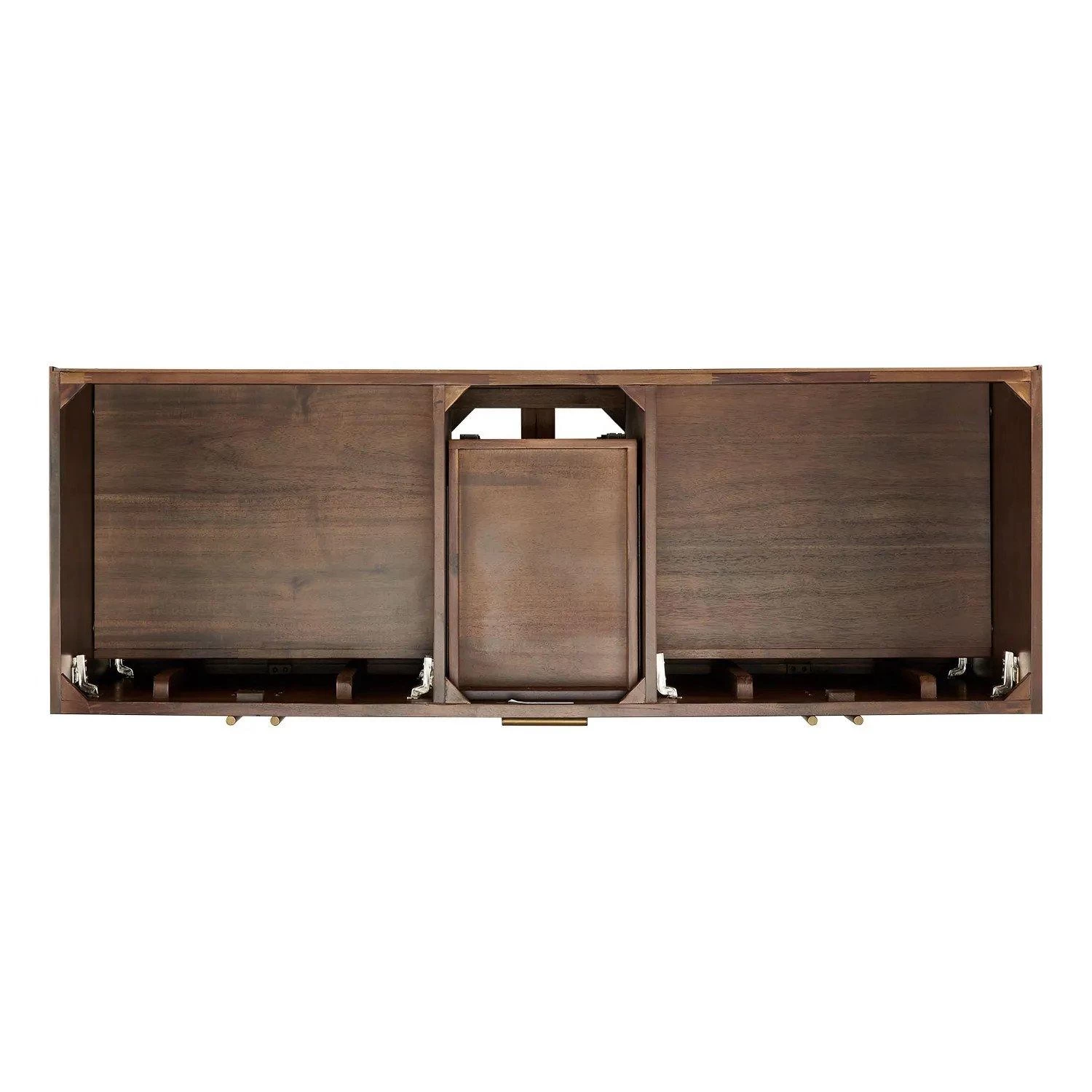 60" Frey Double Vanity For Undermount Sinks - Russet Brown - Image 5
